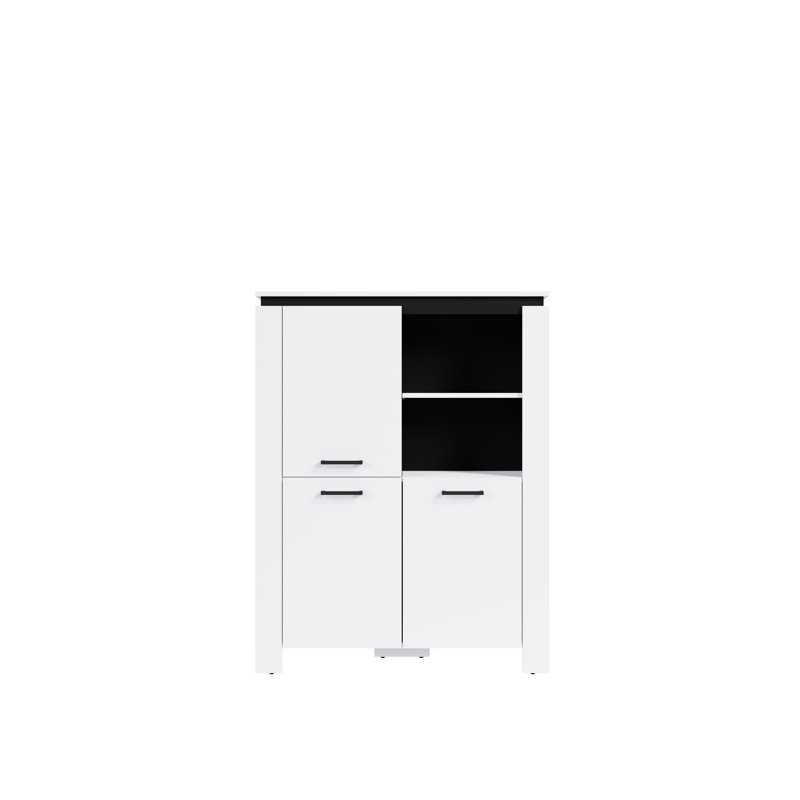 Lorrius 100cm Sideboard, White