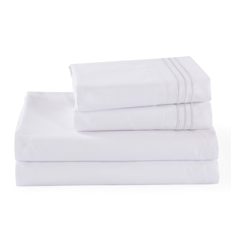 Ensemble de literie 3/4 pièces, White, Simple