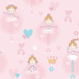 Just 4 Kids 2 Ballerina Design 33' L x 21" W Wallpaper Roll