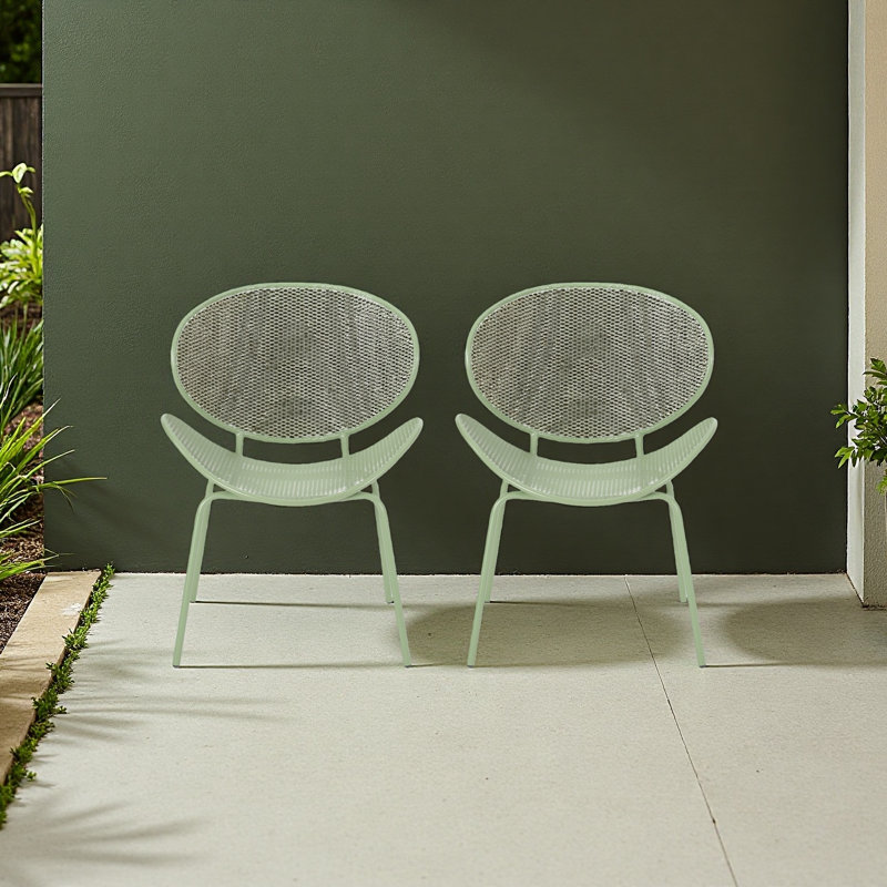 Chaise coquille, Vert