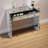 Mirror Console Table with 2 drawers