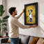 Radiant Dog Pop Art - Framed Print-917947149-917947144
