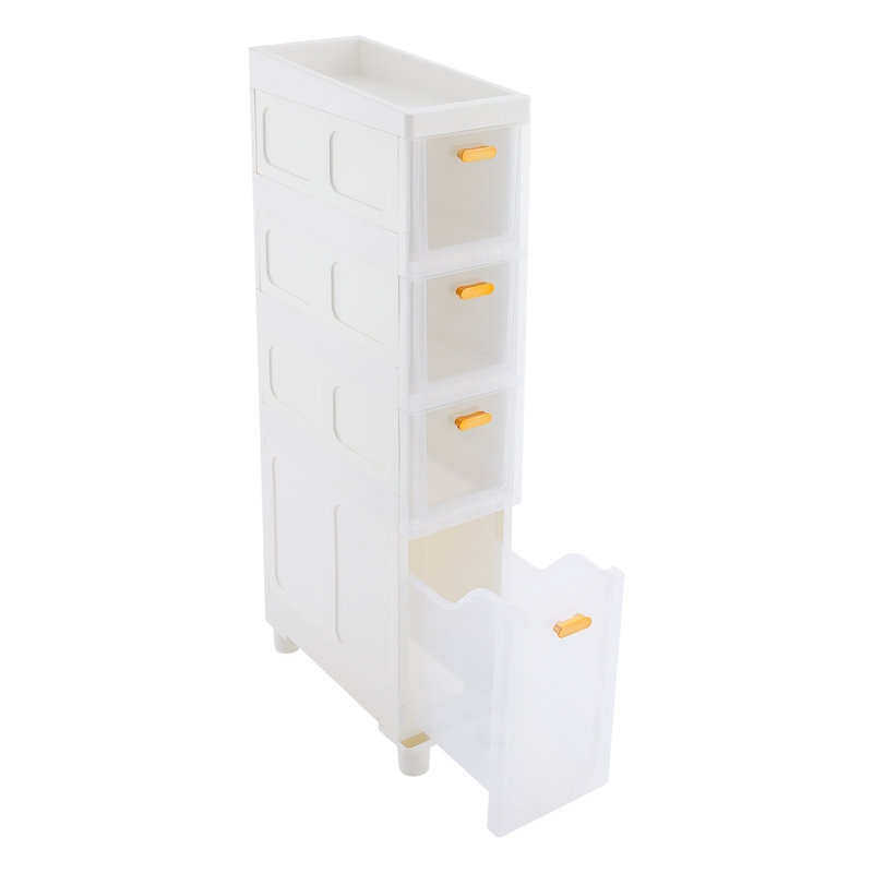 Armoire de rangement étroite et étroite pour salle de bain, H 37,8 po x l 7,1 po x P 15,7 po