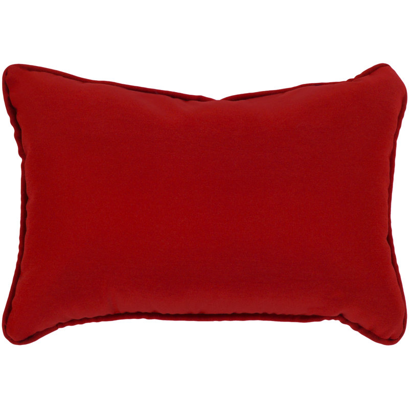 Essien Outdoor Lumbar Pillow Cover, Garnet