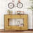 Wooden Frame Console Table For Indoor