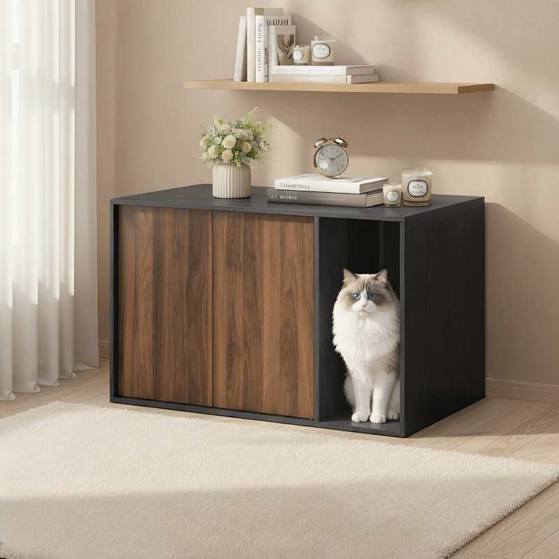 Ensemble de litière pour chat SONGMics, White