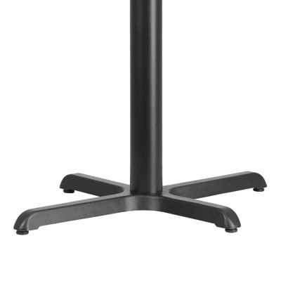 Beverly Restaurant Table X-Base with 3" Dia. Table Height Column