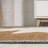 Norwell Minimalist Geometric Machine-Washable Terracotta/Cream Rug-843905217