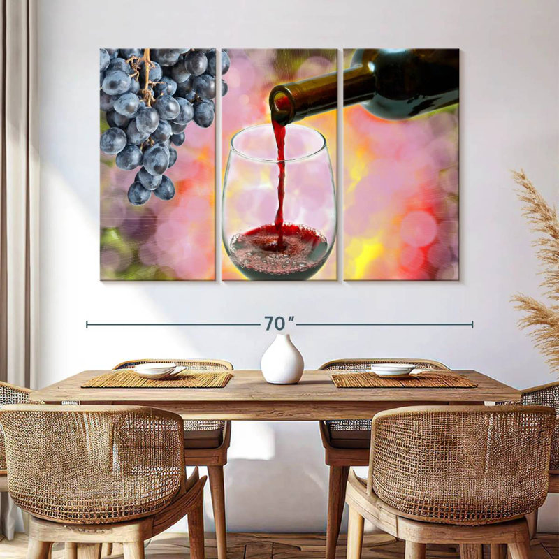 Yarlin Decanting Red Wine To Glass, 42" H x 65" W