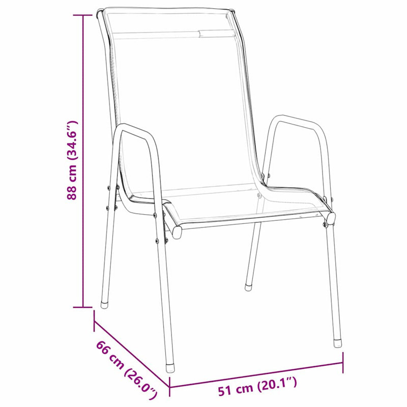 6 - Person Patio Dining Set with Rectangular Table