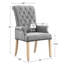 Chaise de salle à manger rembourrée avec accoudoirs en tissu Amdad-1444740941-1408077783