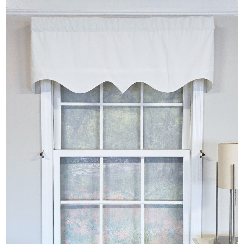 RLF Home Soft Duck  Regal Valance, Off White