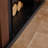 Walnut Solid Wood Electric Fireplace