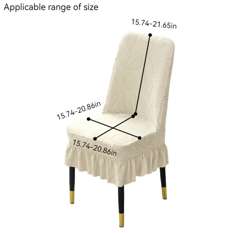 Housse pour chaise de salle à manger, Coton