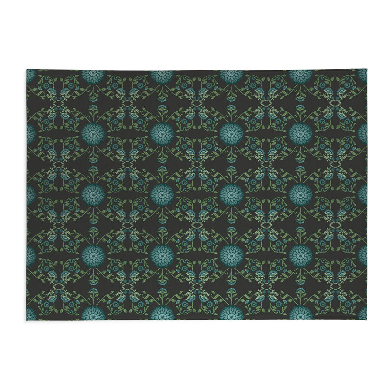 Aria Soft Step Outdoor Area Rug, Charcoal, Rectangle 7' x 5'