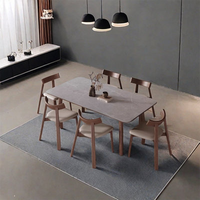 Ensemble de table de salle à manger rectangulaire