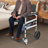 Heavy Duty Shower Chair With Wheels(U-Shape Seat)