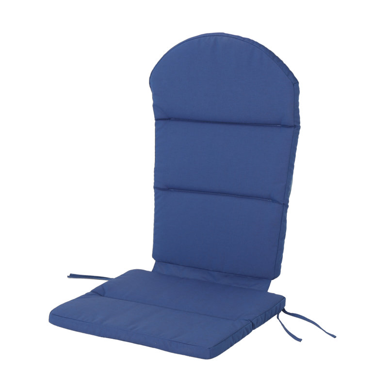 Navy Blue Water-Resistant Adirondack Chair Cushions Set