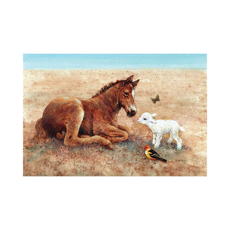 Be My Friend - Wrapped Canvas Painting, 101.6 cm H x 66.04 cm W x 3.175 cm D