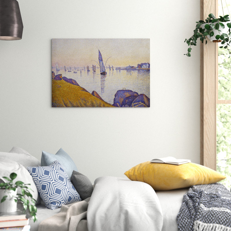 Paul Signac - Wrapped Canvas Painting, 35cm H x 50cm W