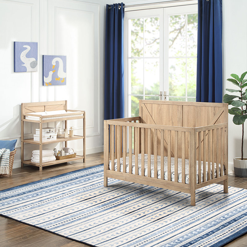 Lit de bébé convertible 4-en-1 Barnside, Chêne échoué
