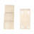 Madeleine Set Of Two 5" Tan Travertine Cloud Bookends