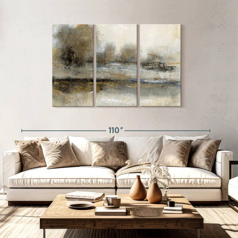 Avery Gilt Landscape II, 48" H x 74" W
