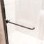 Porte de douche coulissante double demi-cadre l 56 "à H 72" x H 72 "-98947207