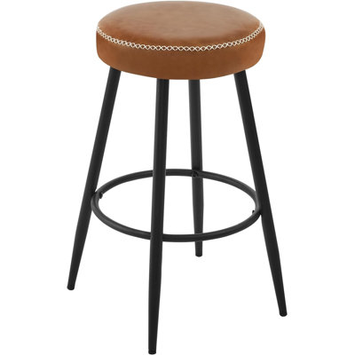 Wienand Upholstered Counter Stool with Metal Frame