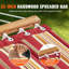 Double Hammock with Hardwood Spreader Bars, 2 Person Quilted Hammock with Detachable Pillow and Chains