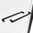 Bypass Shower Door, Sliding Door, With 5/16" Tempered Glass And Matted Black Finish 6074