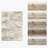 9'X12' Modern Abstract Distressed Washable Area Rug with Anti-Skid Rubber Backing Beige-118613677
