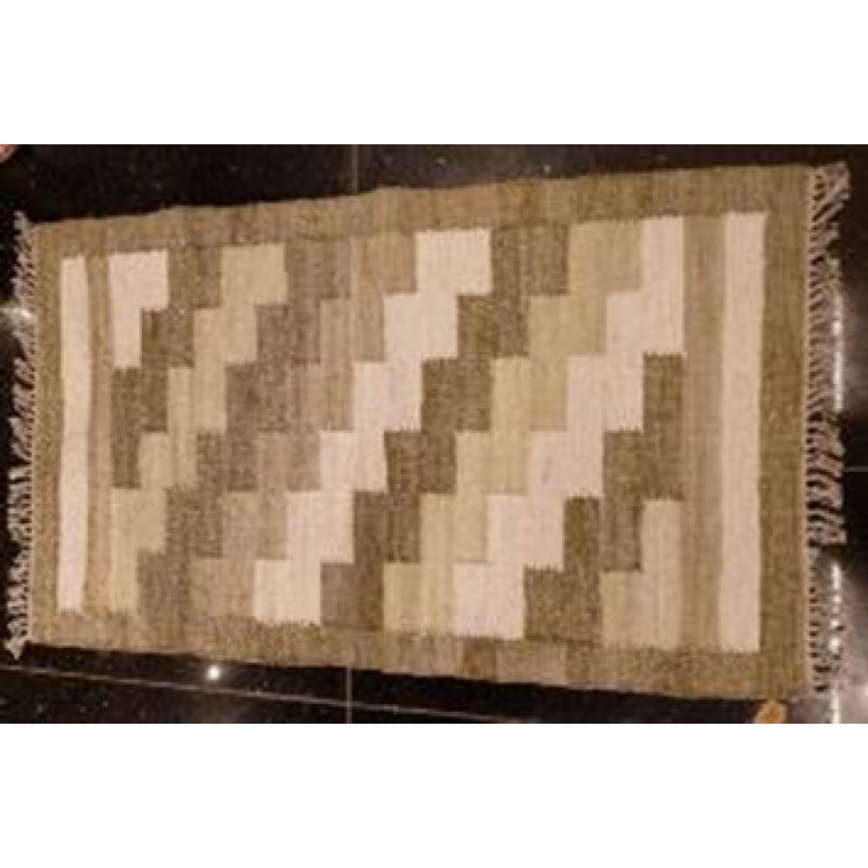 Textured Plank Pattern Area Rug