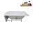 59.1'' x 28.3'' Freestanding Soaking Acrylic Bathtub-83635996