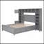 Lit double en bois avec armoire et tablette tout-en-un-1945937124