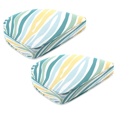 19" x 17" Contoured Outdoor Seat Cushion with Welt