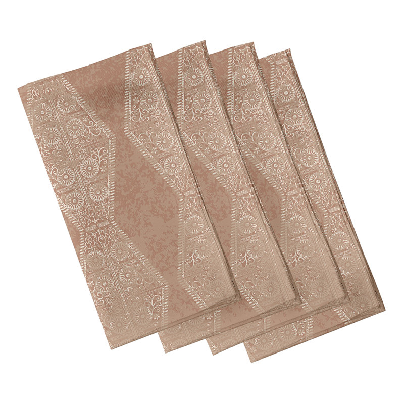 Ensemble de serviettes 4 pièces Harrel, Orangé