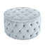 Velours gris avec pieds en bouleau, 29,89 po X 18,3 Dimensions gonflant