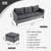 Joette Premium All-Weather Wicker 5 - Person Patio Conversation Sets with Cushions