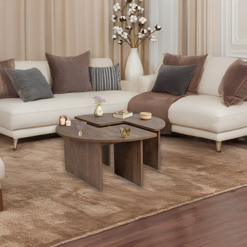 Table basse ronde 2 pièces