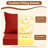 Outdoor Seating Cushion Set 24*24*4 inch ，Replacement Cushions for Furniture Backrests，with Removable Cover, Waterproof, UV-Resistant, red-133091941