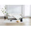 Lit de jour rembourré en velours beige Elena