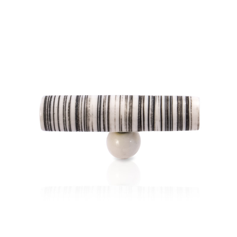 1" Length Bar Cabinet Knob Matte Finish Resin Cabinet Knob
