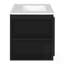 Meuble-lavabo mural avec 2 tiroirs, lavabo simple en céramique et armoire de rangement flottante moderne-780444685