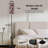  68.5" Standing Floor Lamp Seamless pale pink leopard Trendy Dimmable Metal Pole Lamp with Linen Lampshade LED Bulb Included