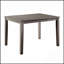 Modern Grey Finish 5-Piece Dining Set With Fabric Upholstered Chairs And Spacious Table For Elegant Meals