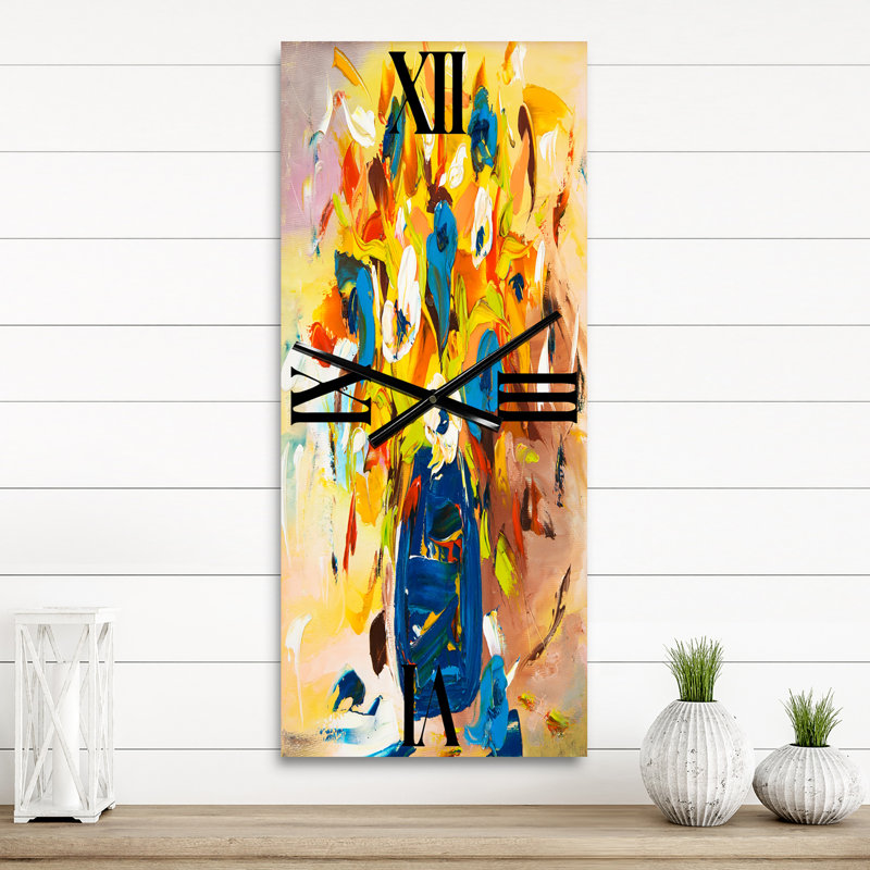 Horloge murale A Bouquet de fleurs, Petit