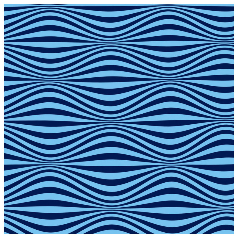 Red Wavy Lines Double Sided Throw Pillows, 20 x 20 inches