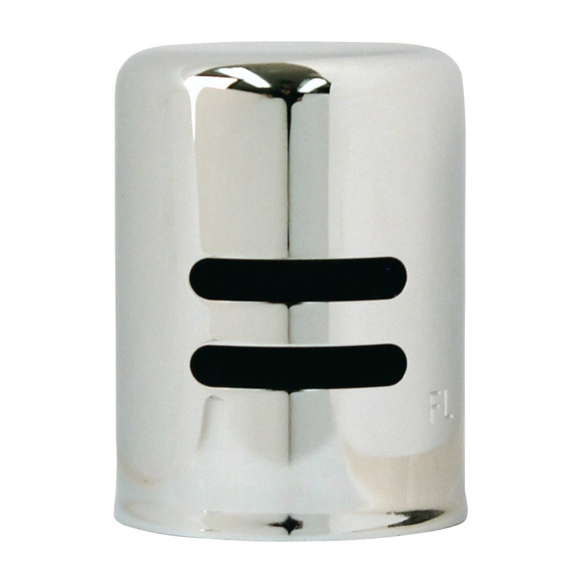Bouchon d'air en laiton massif 1-5 / 8 "x 2-1 / 4" seulement, sans jupe, Nickel poli