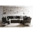 Harlow Glass Top End Table